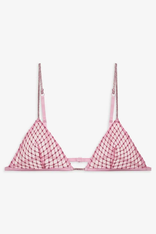 For Love and Lemons Lingerie Glitter Bralette Pink 8211 Women For Love and Lemons Lingerie Glitter Bralette Pink 8211 Women