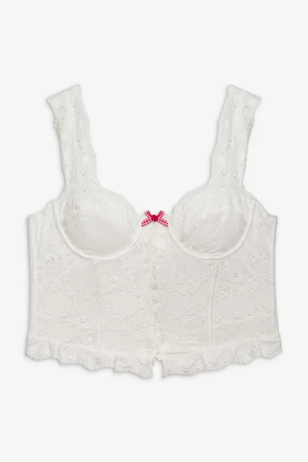 For Love and Lemons Lingerie Martha Bustier White 8211 Women For Love and Lemons Lingerie Martha Bustier White 8211 Women