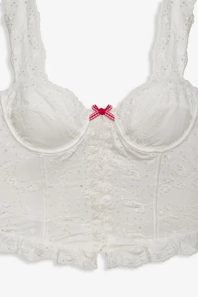 For Love and Lemons Lingerie Martha Bustier White 8211 Women For Love and Lemons Lingerie Martha Bustier White 8211 Women