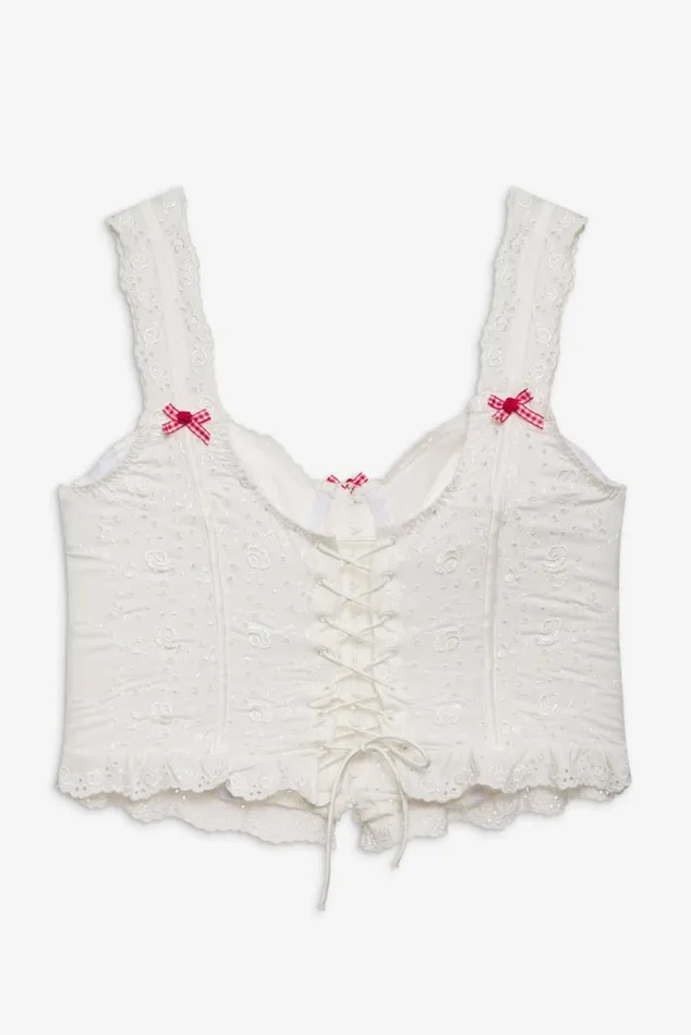 For Love and Lemons Lingerie Martha Bustier White 8211 Women For Love and Lemons Lingerie Martha Bustier White 8211 Women