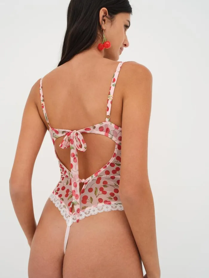 For Love and Lemons Lingerie Perrie Teddy Pink 8211 Women For Love and Lemons Lingerie Perrie Teddy Pink 8211 Women