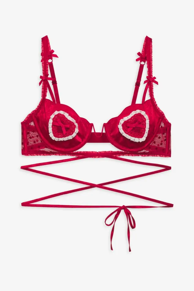 For Love and Lemons Lingerie Velma Underwire Bra Red 8211 Women For Love and Lemons Lingerie Velma Underwire Bra Red 8211 Women