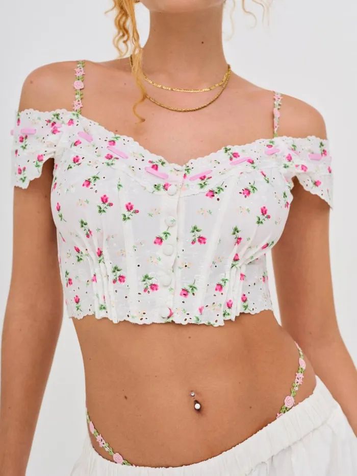 For Love and Lemons Lingerie Xander Bustier White 8211 Women For Love and Lemons Lingerie Xander Bustier White 8211 Women