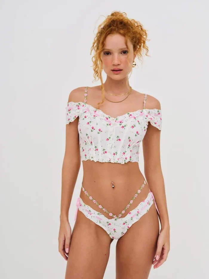For Love and Lemons Lingerie Xander Bustier White 8211 Women For Love and Lemons Lingerie Xander Bustier White 8211 Women