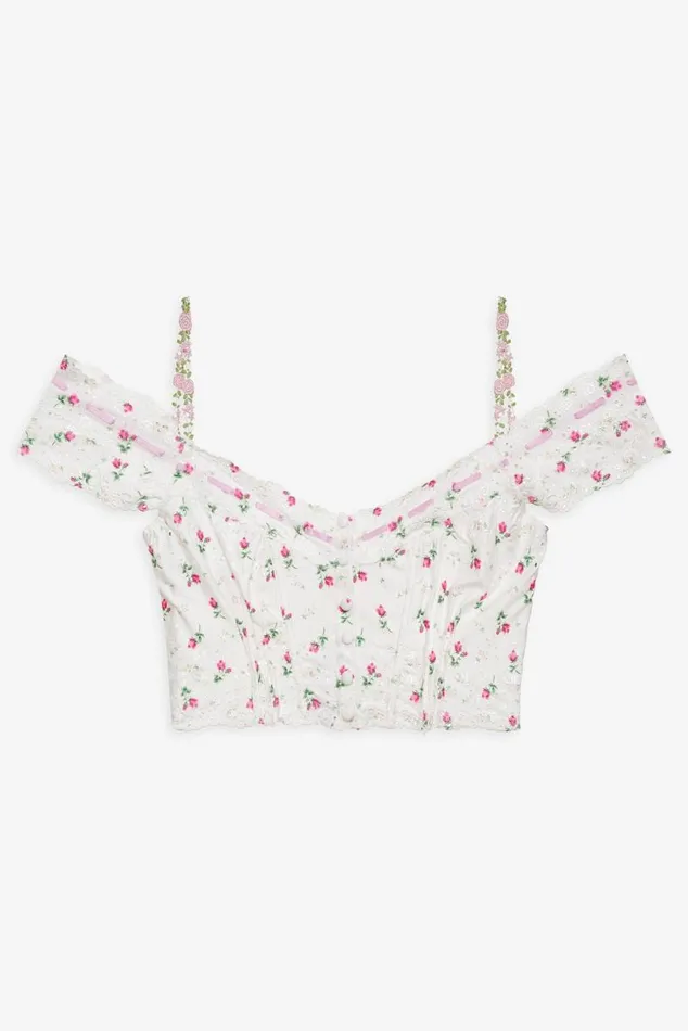 For Love and Lemons Lingerie Xander Bustier White 8211 Women For Love and Lemons Lingerie Xander Bustier White 8211 Women