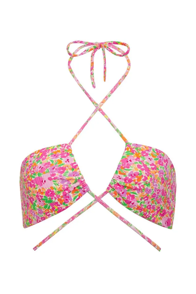 For Love and Lemons Swim Sidra Swim Top Pink 8211 Women