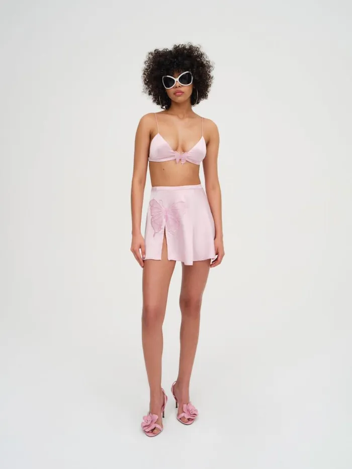 For Love and Lemons Tops Truette Bralette Top Pink 8211 Women For Love and Lemons Tops Truette Bralette Top Pink 8211 Women
