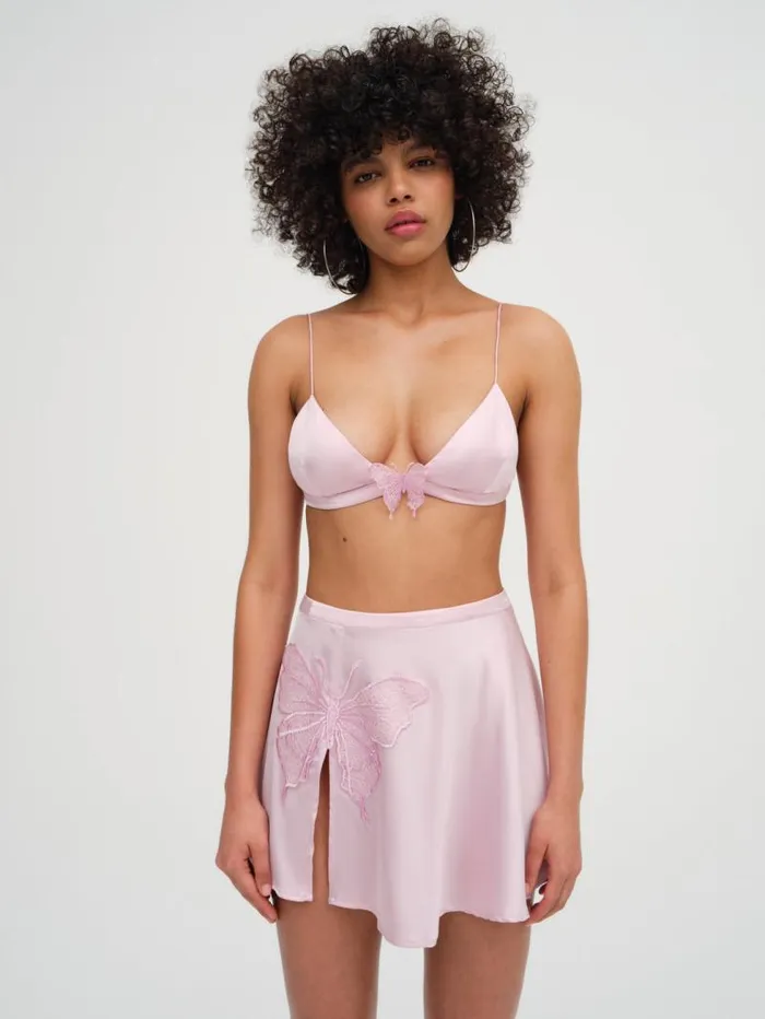 For Love and Lemons Tops Truette Bralette Top Pink 8211 Women For Love and Lemons Tops Truette Bralette Top Pink 8211 Women