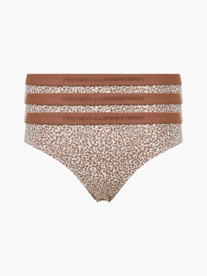 French Connection 3 Pack Connection Briefs Cadie Printcadie Printcadie Prnit Women Underwear and Socks French Connection 3 Pack Connection Briefs Cadie Printcadie Printcadie Prnit Women Underwear and Socks