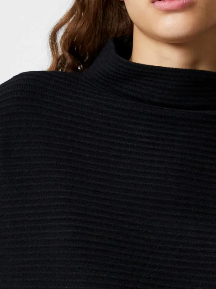 French Connection Babysoft Lena High Neck Jumper Black Women Jumpers and Cardigans