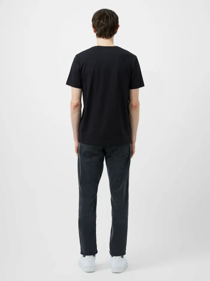 French Connection Connection Organic Graphic TShirt Black Men TShirts and Polo Shirts