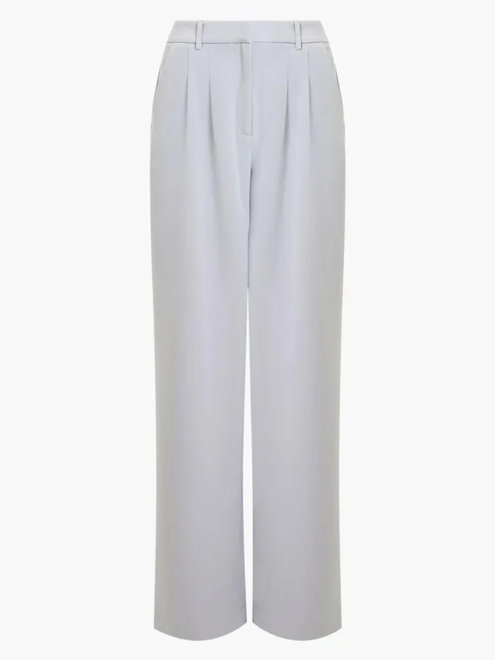 French Connection Echo Crepe Trousers Alloy Women Trousers
