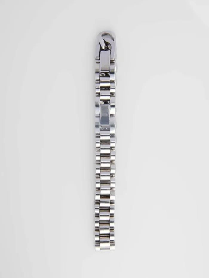 French Connection Mixed Chain Bracelet Silver Women Jewellery