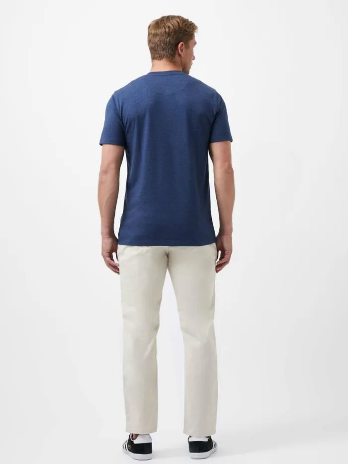 French Connection Organic Pocket TShirt Indigo Mel Men TShirts and Polo Shirts