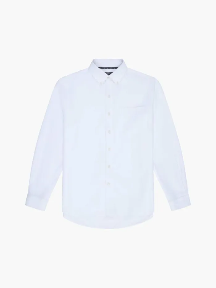 French Connection Regular Fit Twill Shirt White Men Shirts