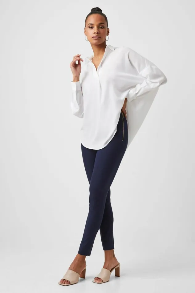 French Connection Street Twill Skinny Trousers Nocturnal Women Trousers