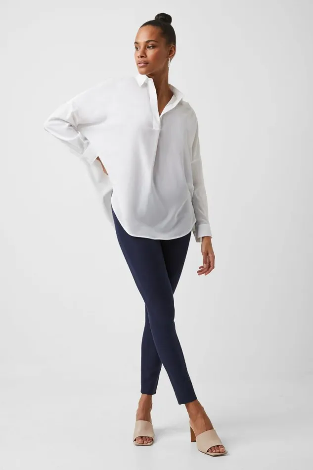 French Connection Street Twill Skinny Trousers Nocturnal Women Trousers