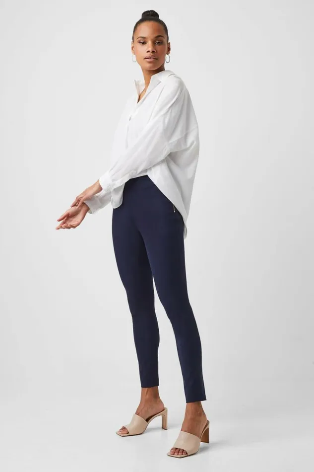 French Connection Street Twill Skinny Trousers Nocturnal Women Trousers