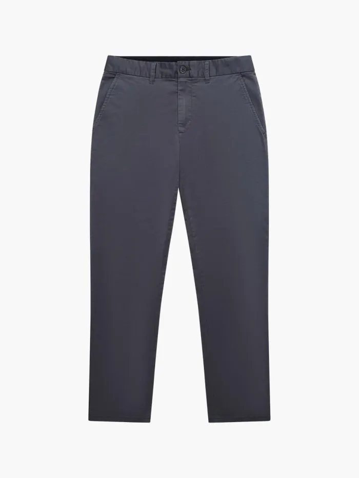 French Connection Stretch Chino Trousers Charcoal Men Trousers