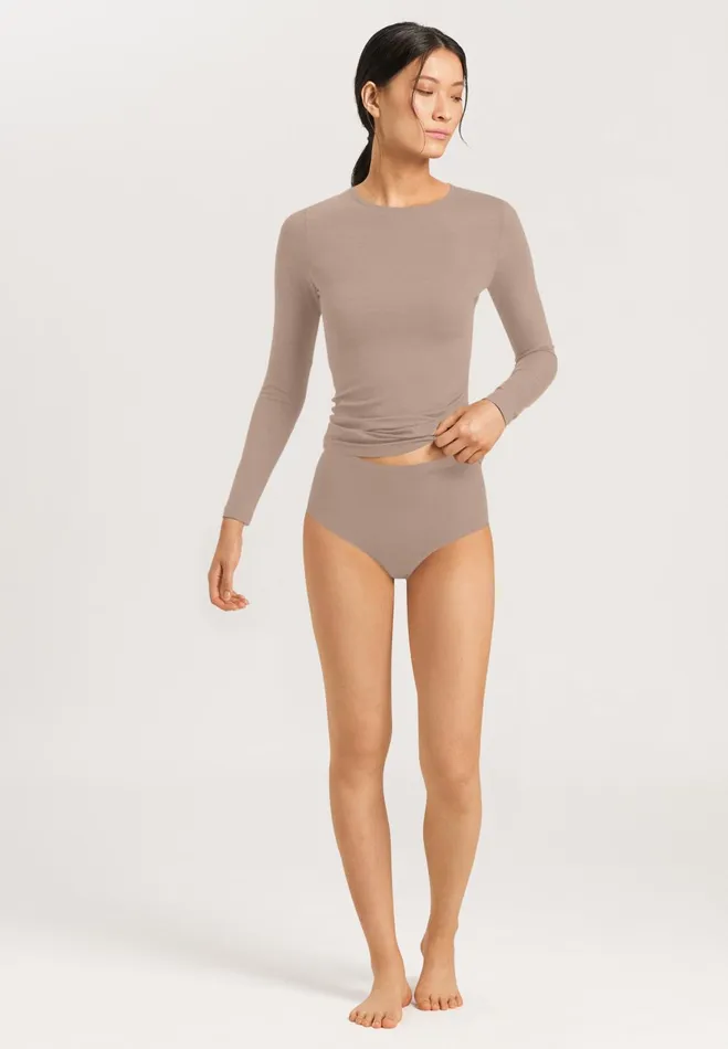 Full Brief Taupe Grey Women HANRO Full Briefs