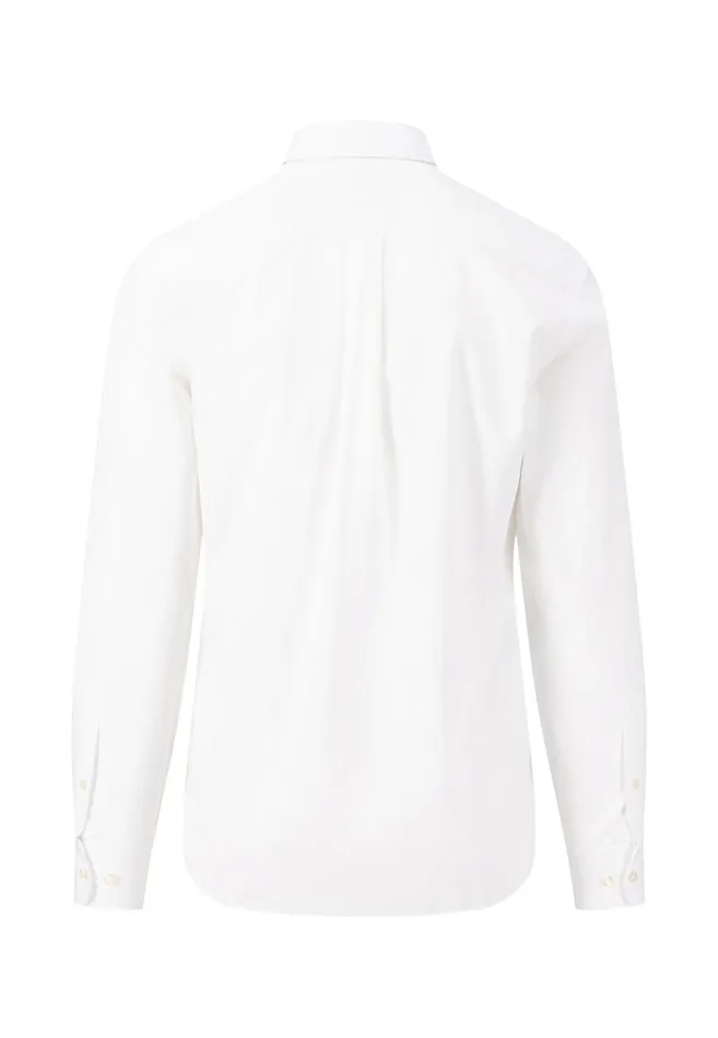 FYNCHHATTON Classic Cotton Shirt With A Kent Collar Nightwhitesummer Breeze Men Sale FYNCHHATTON Classic Cotton Shirt With A Kent Collar Nightwhitesummer Breeze Men Sale