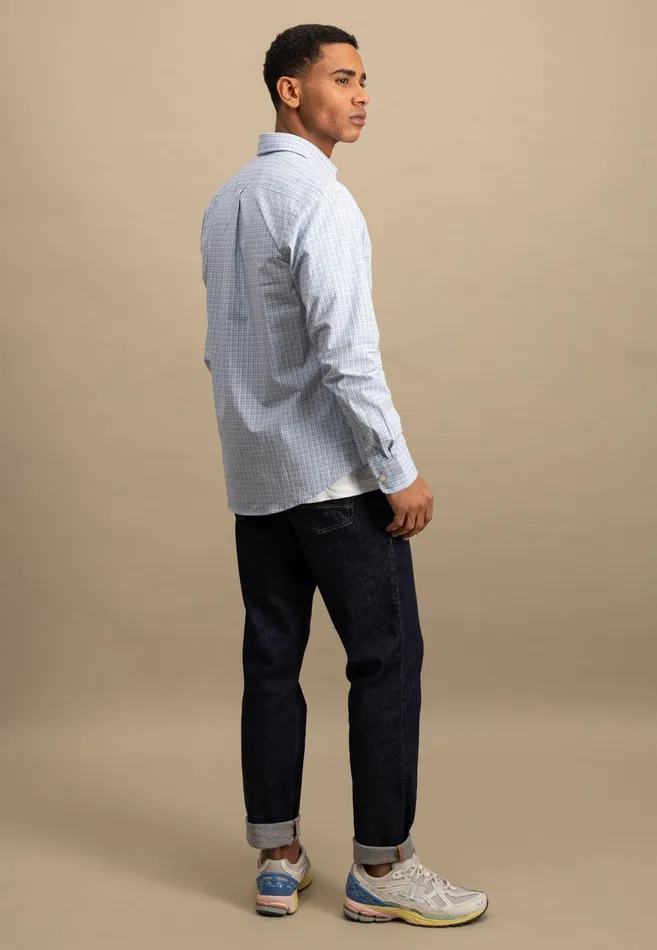 FYNCHHATTON Finely Checked Shirt With A Logodail Summer Breezepoppy Red Men Shirts