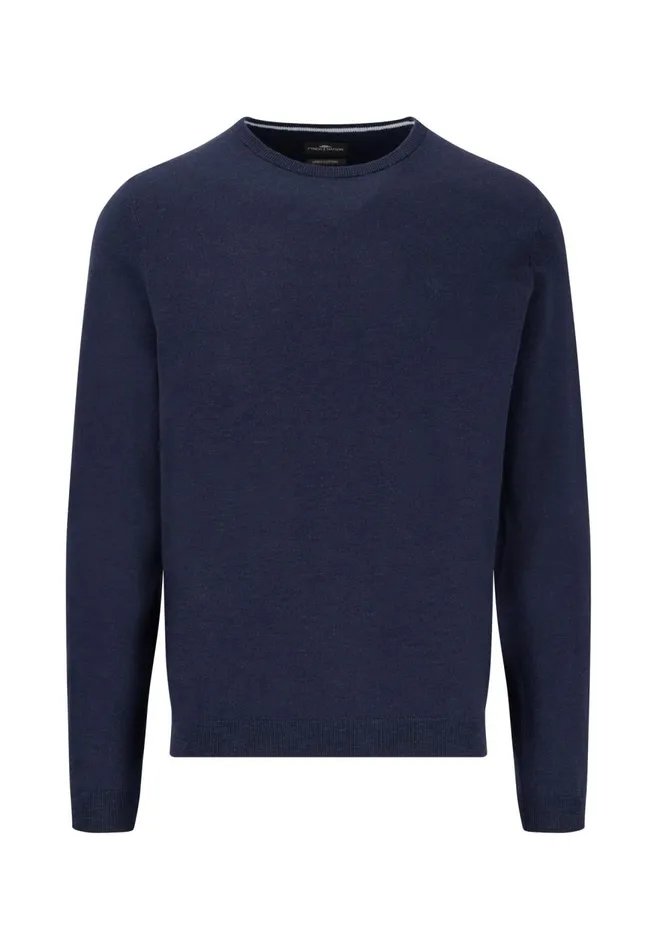 FYNCHHATTON Knitting Sweater Made Of Highquality Cotton Mix Summer Breezenavynew Offwhite Men Sweater