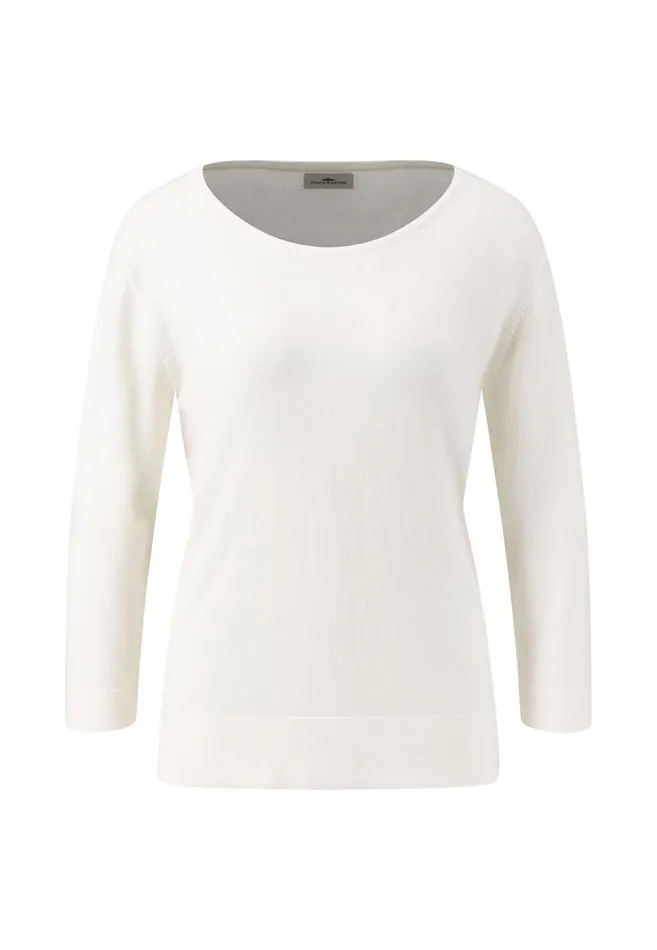 FYNCHHATTON Light Knitting Sweater Made Of Cottonsilk Mix Milkfondant Pinkbright Apricotblack Women Sweater