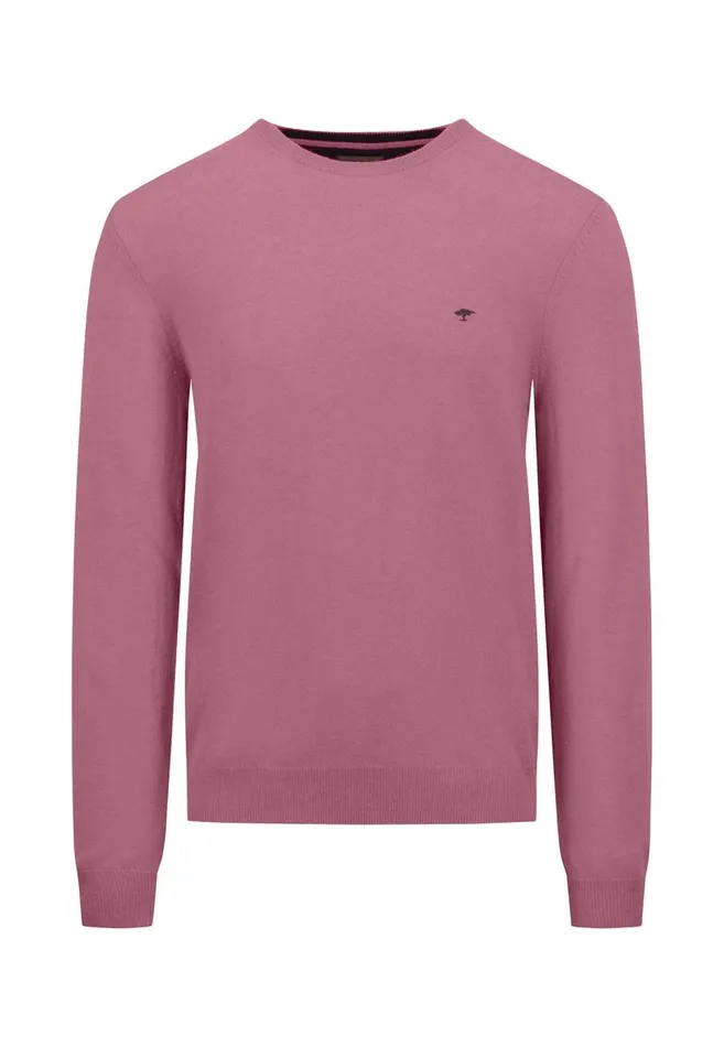 FYNCHHATTON Merinocashmere Sweater With A Round Neckline Cloud Bluenightlight Khakidark Emeraldgrass Greennavy Men Sweater