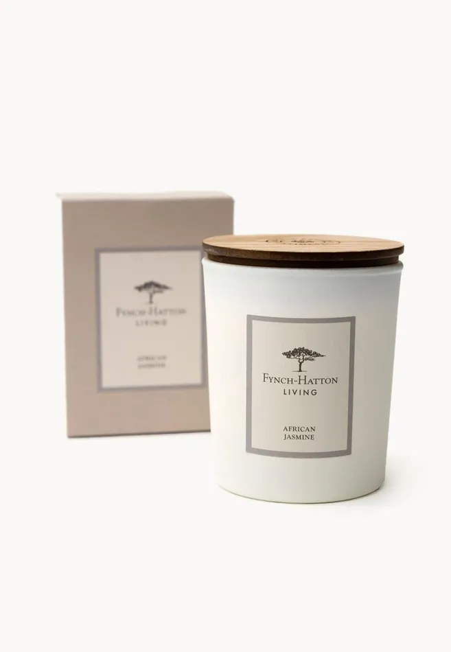 FYNCHHATTON Nyala Fragrance Candle African Jasmine White Living Decoration