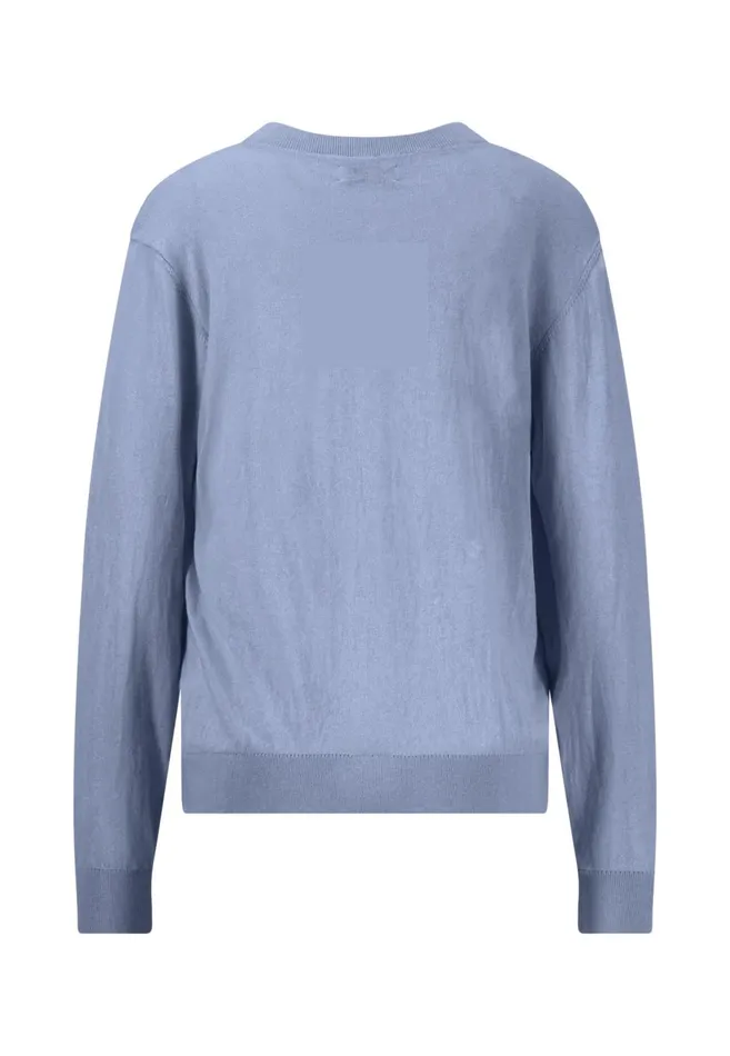 FYNCHHATTON Part Jacket Made Of Cotton Mix With A Button Placket Sandsummer Redlight Blue Women Cardigan