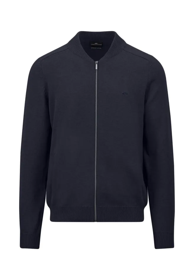 FYNCHHATTON Parting Jacket Made Of 100 Cotton Navyhazelruby Reddark Emeraldcloud Blueblack Men Cardigan