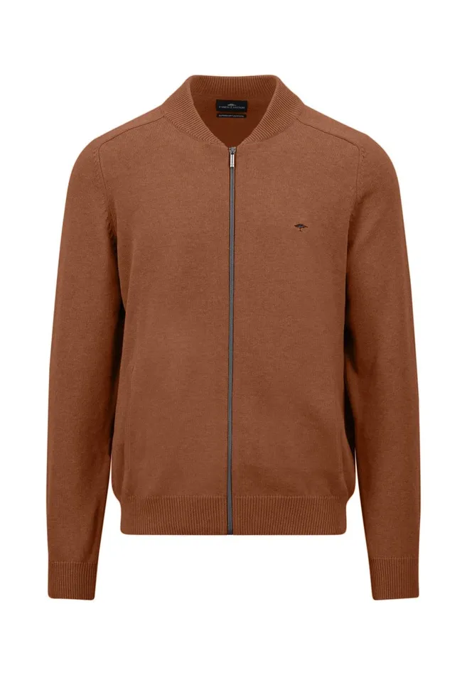 FYNCHHATTON Parting Jacket Made Of 100 Cotton Navyhazelruby Reddark Emeraldcloud Blueblack Men Cardigan