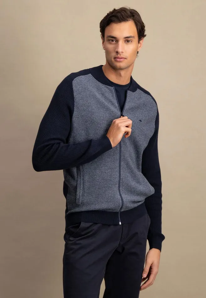 FYNCHHATTON Parting Jacket Made Of Cotton In Twocolor Dark Khakinavy Men Sale