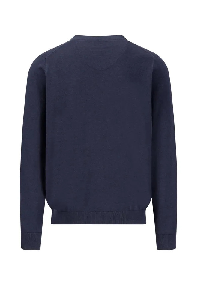 FYNCHHATTON Parting Jacket Made Of Soft Cotton With A Button Closure Silvernavysummer Breeze Men Cardigan