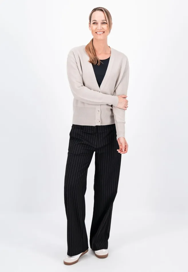 FYNCHHATTON Parting Jacket Made Of Wool Mix With Buttons Blackroyal Bluewinter Beige Women Cardigan