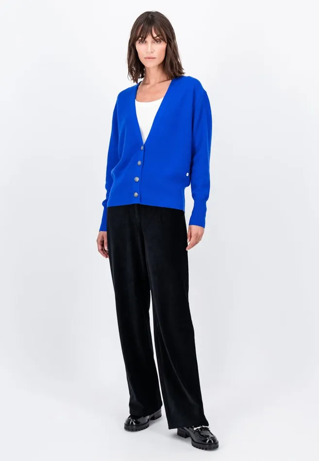 FYNCHHATTON Parting Jacket Made Of Wool Mix With Buttons Blackroyal Bluewinter Beige Women Cardigan