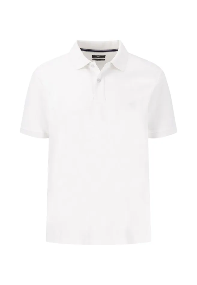 FYNCHHATTON Polo Shirt Made Of Cotton With A Subtle Logodail Navywhiteasphaltblack Men Polo Shirt