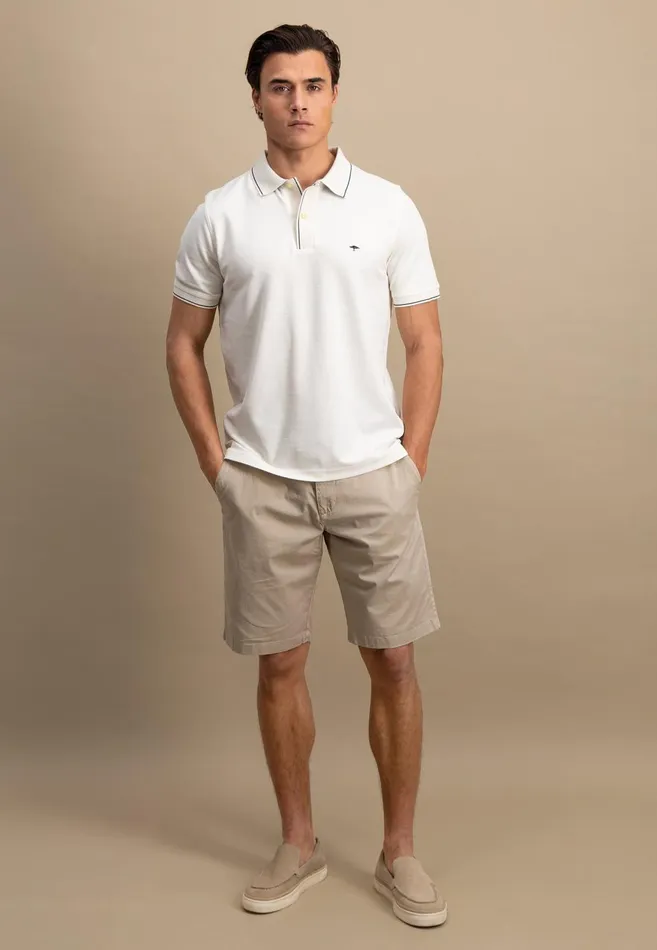FYNCHHATTON Polo Shirt With Subtle Cantilever Poppy Redpeesummer Breezestrong Bluenavydark Khakiturf Greennew Offwhite Men Polo Shirt