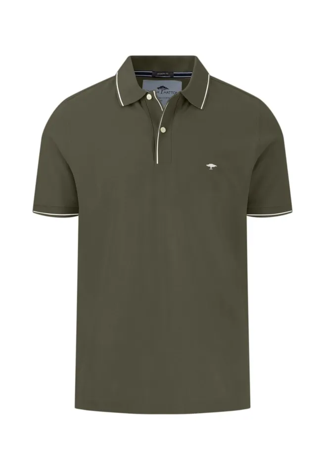 FYNCHHATTON Polo Shirt With Subtle Cantilever Poppy Redpeesummer Breezestrong Bluenavydark Khakiturf Greennew Offwhite Men Polo Shirt