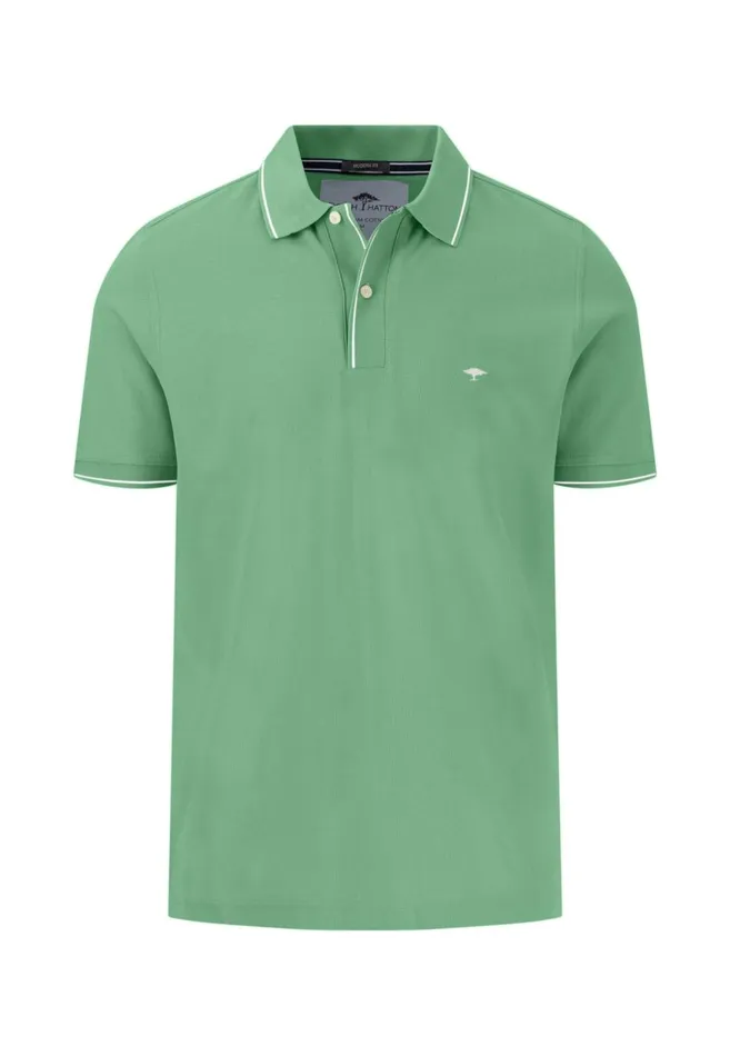 FYNCHHATTON Polo Shirt With Subtle Cantilever Poppy Redpeesummer Breezestrong Bluenavydark Khakiturf Greennew Offwhite Men Polo Shirt