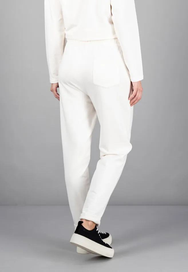 FYNCHHATTON Sportive Sweatpants Made Of Cotton Modal Mix Milkcoralsky Bluetaupe Women Pants FYNCHHATTON Sportive Sweatpants Made Of Cotton Modal Mix Milkcoralsky Bluetaupe Women Pants