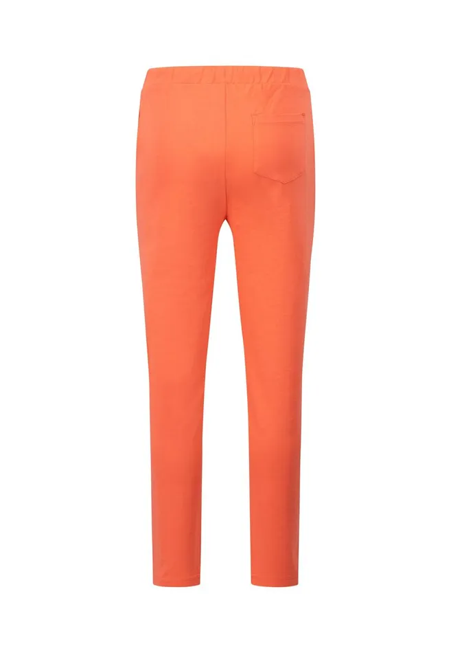FYNCHHATTON Sportive Sweatpants Made Of Cotton Modal Mix Milkcoralsky Bluetaupe Women Pants FYNCHHATTON Sportive Sweatpants Made Of Cotton Modal Mix Milkcoralsky Bluetaupe Women Pants