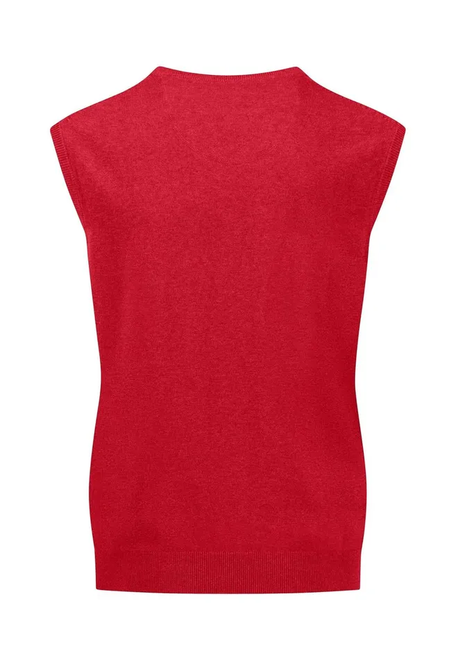 FYNCHHATTON String Pullunder Made Of Fine Cotton Steelnavypoppy Rednightstrong Blue Men Sweater