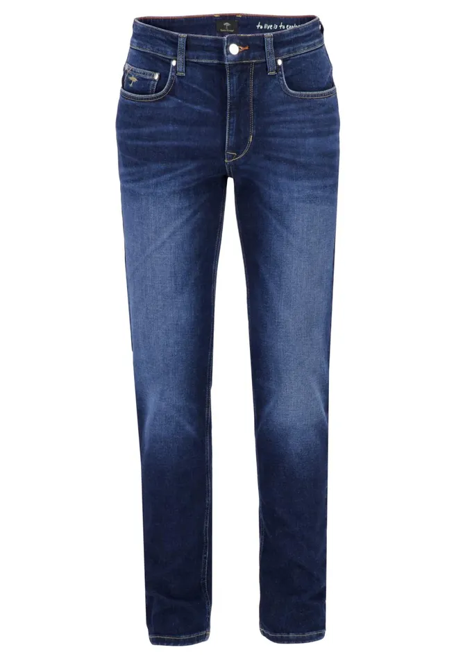 FYNCHHATTON Tapered Fit Jeans Black Usedmid Blueblue Bluelight Blue Men Pants