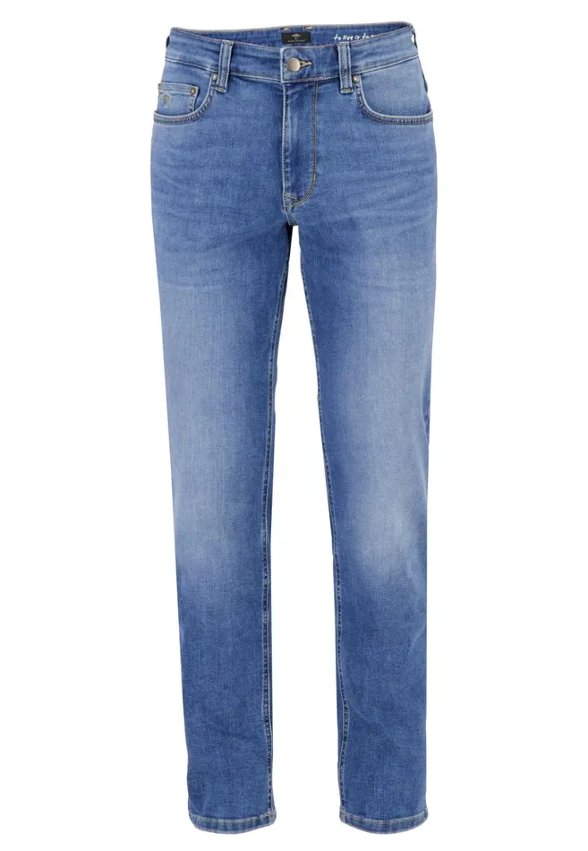FYNCHHATTON Tapered Fit Jeans Black Usedmid Blueblue Bluelight Blue Men Pants