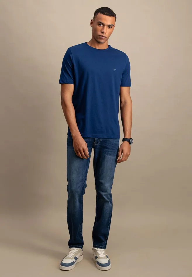 FYNCHHATTON Tapered Fit Jeans Black Usedmid Blueblue Bluelight Blue Men Pants