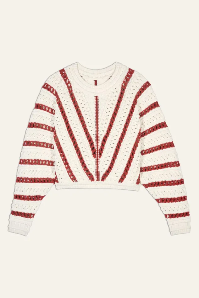 GardyShort Openwork Sweater Clothing Baandsh Sweaters and Cardigans