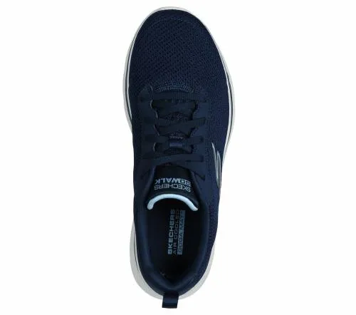 GO WALK 7 8211 Clear Path Navy Light Blue Women SKECHERS Lace Up