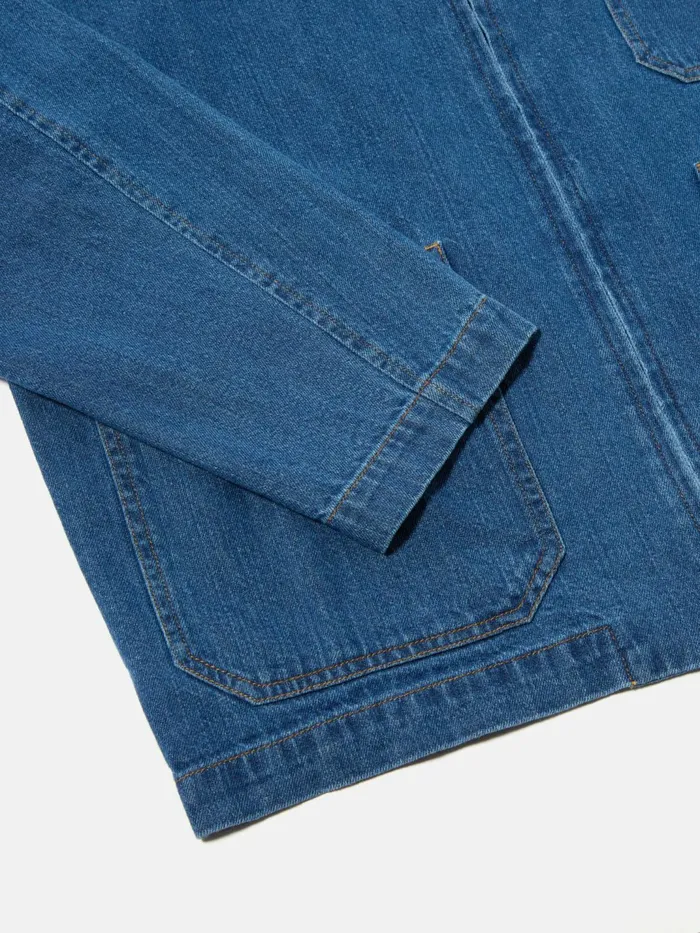 Gower Jacket In Indigo RC Denim Men Universal Works Jackets